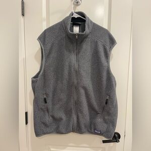 Patagonia Synchilla Men’s XL Gray Fleece Vest Full Zip